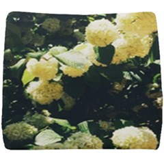 Yellow Snowballs Ii Seat Cushion by okhismakingart