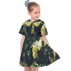 Yellow Snowballs Ii Kids  Sailor Dress by okhismakingart