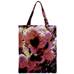 Pink Snowballs Zipper Classic Tote Bag by okhismakingart