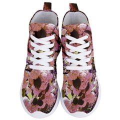 Pink Snowballs Women s Lightweight High Top Sneakers by okhismakingart