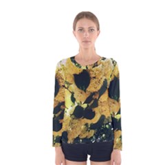 Yellow Snowballs Women s Long Sleeve Tee