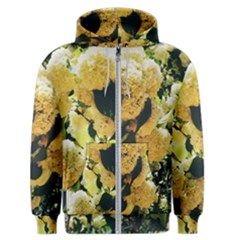 Yellow Snowballs Men s Zipper Hoodie