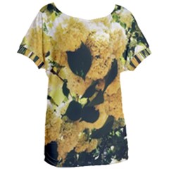 Yellow Snowballs Women s Oversized Tee by okhismakingart