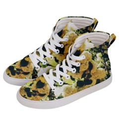 Yellow Snowballs Women s Hi-top Skate Sneakers by okhismakingart