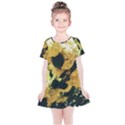 Yellow Snowballs Kids  Simple Cotton Dress View1