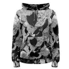 Black And White Snowballs Women s Pullover Hoodie