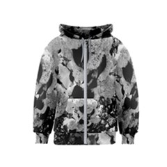 Black And White Snowballs Kids  Zipper Hoodie