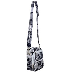 Black And White Snowballs Shoulder Strap Belt Bag