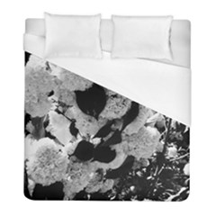 Black And White Snowballs Duvet Cover (full/ Double Size) by okhismakingart