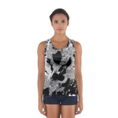 Black And White Snowballs Sport Tank Top  by okhismakingart