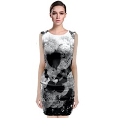 Black And White Snowballs Classic Sleeveless Midi Dress by okhismakingart