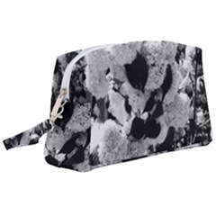 Black And White Snowballs Wristlet Pouch Bag (large) by okhismakingart