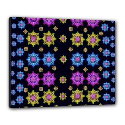 Wishing Up On The Most Beautiful Star Canvas 20  X 16  (stretched) by pepitasart