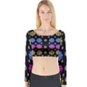 Wishing Up On The Most Beautiful Star Long Sleeve Crop Top View1