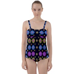 Wishing Up On The Most Beautiful Star Twist Front Tankini Set by pepitasart