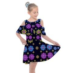 Wishing Up On The Most Beautiful Star Kids  Shoulder Cutout Chiffon Dress by pepitasart