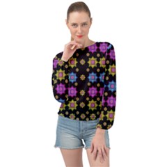 Wishing Up On The Most Beautiful Star Banded Bottom Chiffon Top