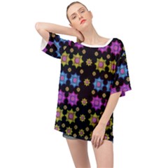 Wishing Up On The Most Beautiful Star Oversized Chiffon Top