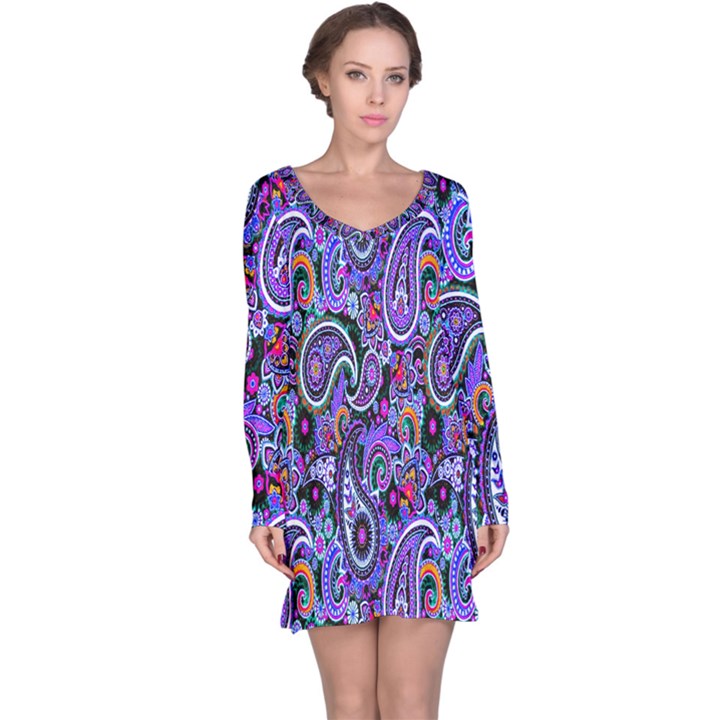 Paisley 2 Long Sleeve Nightdress