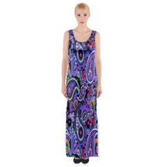 Paisley 2 Maxi Thigh Split Dress by impacteesstreetwearfive