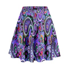 Paisley 2 High Waist Skirt by impacteesstreetwearfive