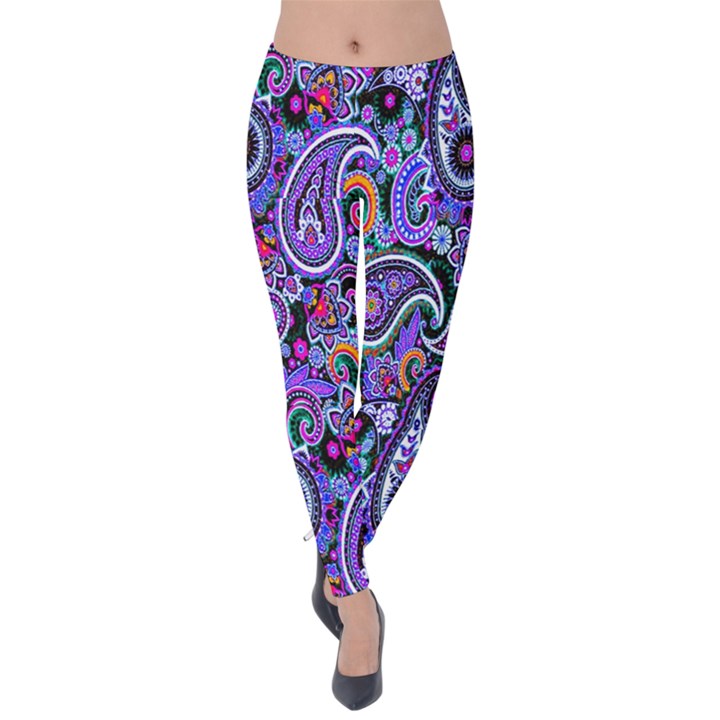 Paisley 2 Velvet Leggings