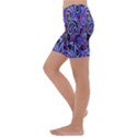 Paisley 2 Kids  Lightweight Velour Capri Yoga Leggings View2