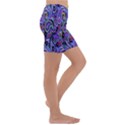 Paisley 2 Kids  Lightweight Velour Capri Yoga Leggings View3