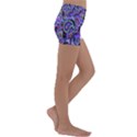 Paisley 2 Kids  Lightweight Velour Yoga Shorts View3