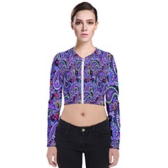 Paisley 2 Long Sleeve Zip Up Bomber Jacket