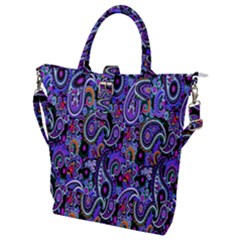 Paisley 2 Buckle Top Tote Bag by impacteesstreetwearfive