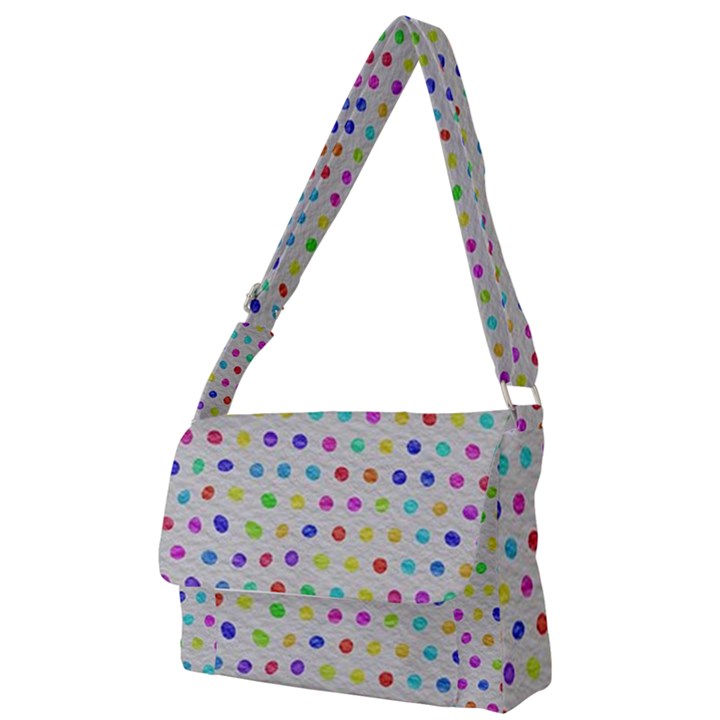 Social Disease - Polka Dot Design Full Print Messenger Bag