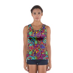 Paisley 3 Sport Tank Top 