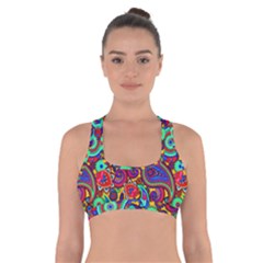 Paisley 3 Cross Back Sports Bra