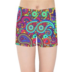 Paisley 3 Kids  Sports Shorts by impacteesstreetwearfive