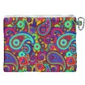 Paisley 3 Canvas Cosmetic Bag (XXL) View2