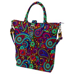 Paisley 3 Buckle Top Tote Bag by impacteesstreetwearfive