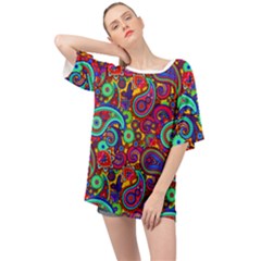 Paisley 3 Oversized Chiffon Top