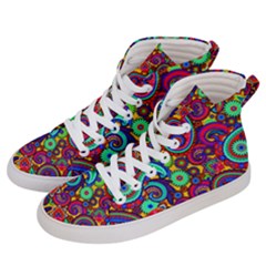 Paisley 3 Men s Hi-top Skate Sneakers by impacteesstreetwearfive