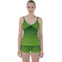 Nothing But Bogus - Lime Green Tie Front Two Piece Tankini View1