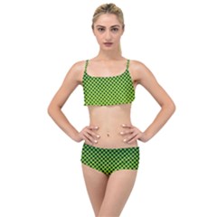 Nothing But Bogus - Lime Green Layered Top Bikini Set by WensdaiAmbrose