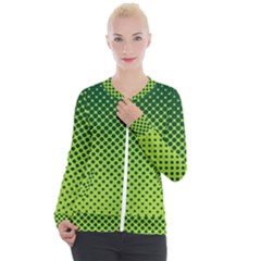 Nothing But Bogus - Lime Green Casual Zip Up Jacket by WensdaiAmbrose