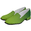 Nothing But Bogus - Lime Green Women s Classic Loafer Heels View2