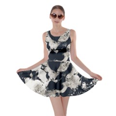 High Contrast Black And White Snowballs Skater Dress by okhismakingart