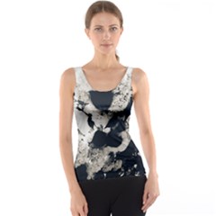 High Contrast Black And White Snowballs Tank Top by okhismakingart