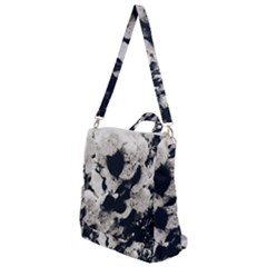 High Contrast Black And White Snowballs Crossbody Backpack by okhismakingart