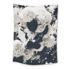 High Contrast Black And White Snowballs Medium Tapestry