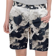 High Contrast Black And White Snowballs Pocket Shorts by okhismakingart