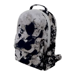 High Contrast Black And White Snowballs Flap Pocket Backpack (large) by okhismakingart