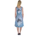 Surfboard With Dolphin Midi Sleeveless Dress View2